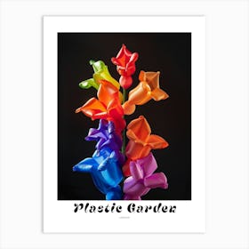 Bright Inflatable Flowers Poster Larkspur 2 Art Print