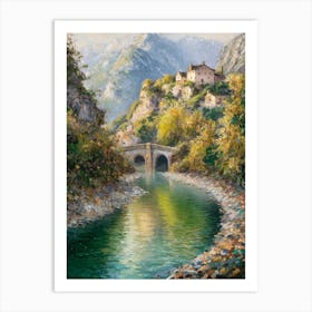 River In The Mountains 1 Art Print