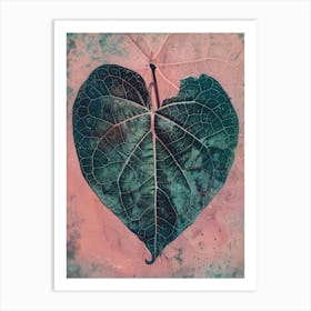 Heart Leaf Art Print