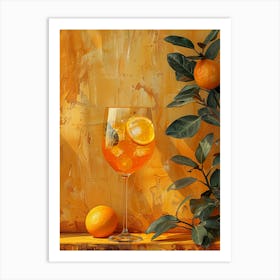 Aperol Spritz Orange 94 Art Print