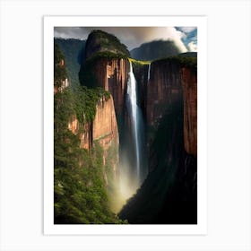 Angel Falls, Venezuela Realistic Photograph (1) Art Print
