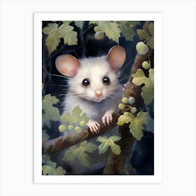 Adorable Chubby Curious Possum 2 Art Print