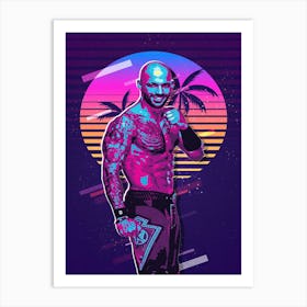 Ricochet 80s Retro Art Print