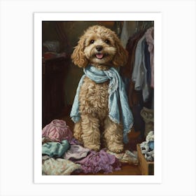 Cockapoo Fashionista Art Print