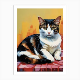 Cat In The City Art Print