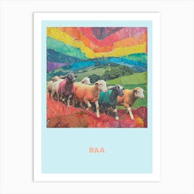 Sheep Baa Poster 8 Art Print