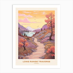 Long Range Traverse Canada 3 Hike Poster Art Print