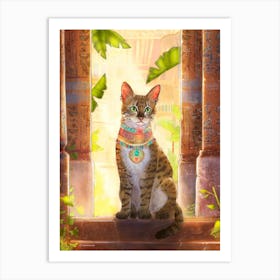 Egyptian Cat Art Print