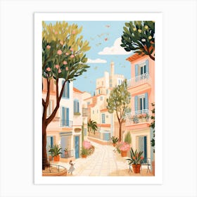 Limassol Cyprus 4 Illustration Art Print