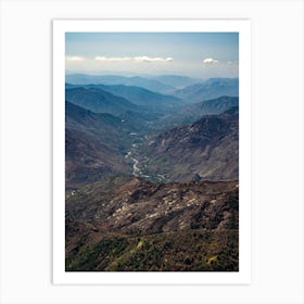 View From The Top Of A Mountain Art Print