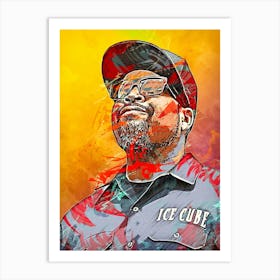 Ice Cube 1 Art Print