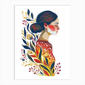 Portrait Of A Woman 252 Art Print