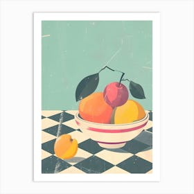 Fruit In A Bowl Art Print