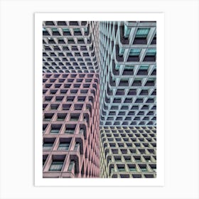 Marunouchi Collage Building Art Print