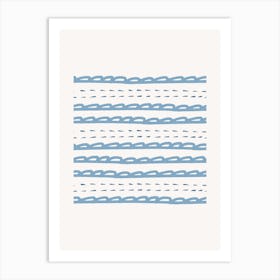 Coastal Pattern Art Print