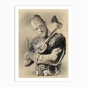 Floki. Vikings Art Print