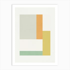 ABSTRACT MINIMALIST GEOMETRY - YG02 Art Print