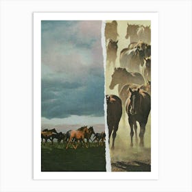 Horses Art Print