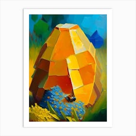 Pollen Beehive 1 Painting Art Print