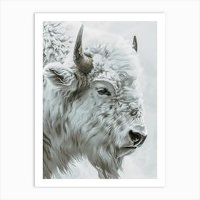 Bison Canvas Print 3 Art Print