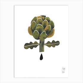 A4artichoke Copy Art Print