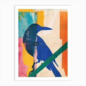 Bird 1 Cut Out Collage Art Print