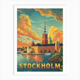 Stockholm Sweden 1 Art Print