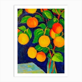 Physalis 2 Fruit Vibrant Matisse Inspired Painting Fruit Art Print