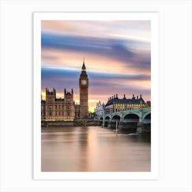 Big Ben At Sunset 1 Art Print