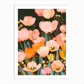 Tulip Field Art Print