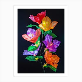 Bright Inflatable Flowers Bougainvillea 3 Art Print