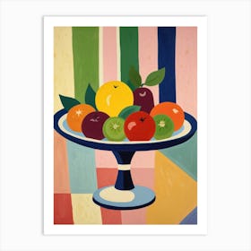 Fruit On A Plate Art Print