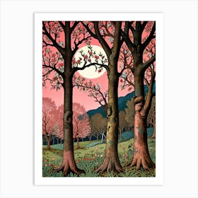 William Morris Cherry Blossoms Art Print