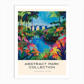 Abstract Park Collection Poster Gardens By The Bay Singapore 1 Art Print