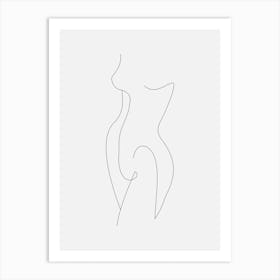 Minimalist Nude Art Print