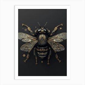 Golden Bee Art Print