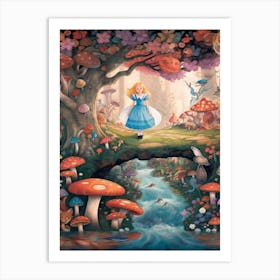 Alice In Wonderland Dreamland Art Print