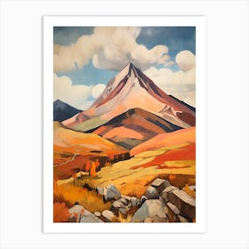 Mount Quincy Adams Usa 4 Mountain Painting Art Print