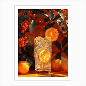 Oranges And Berries Art Print