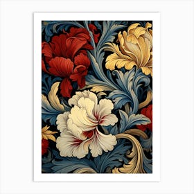 Floral Pattern 15 Art Print