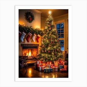 Christmas Tree 84 Art Print