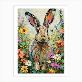 Polish Rabbit Painting 2 Art Print