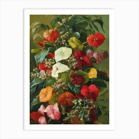 Anthurium Painting 2 Flower Art Print