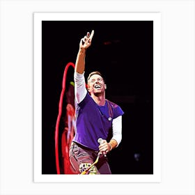 coldplay band music 8 Art Print