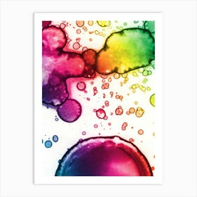 Alcohol Ink Color Abstraction Art Print