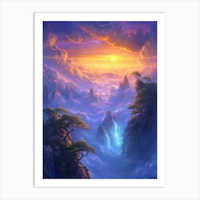 Sky Is Blue Art Print