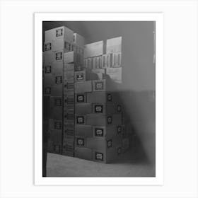 Cases Of Beans, Wholesale Grocery, San Angelo, Texas By Russell Lee Art Print