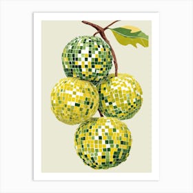 Mosaic Fruit 1 Art Print