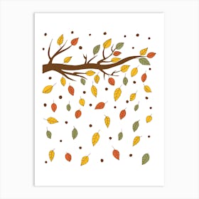 Autumn Leaves 19 Art Print