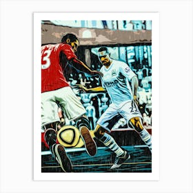 Soccer Videogame Art Print